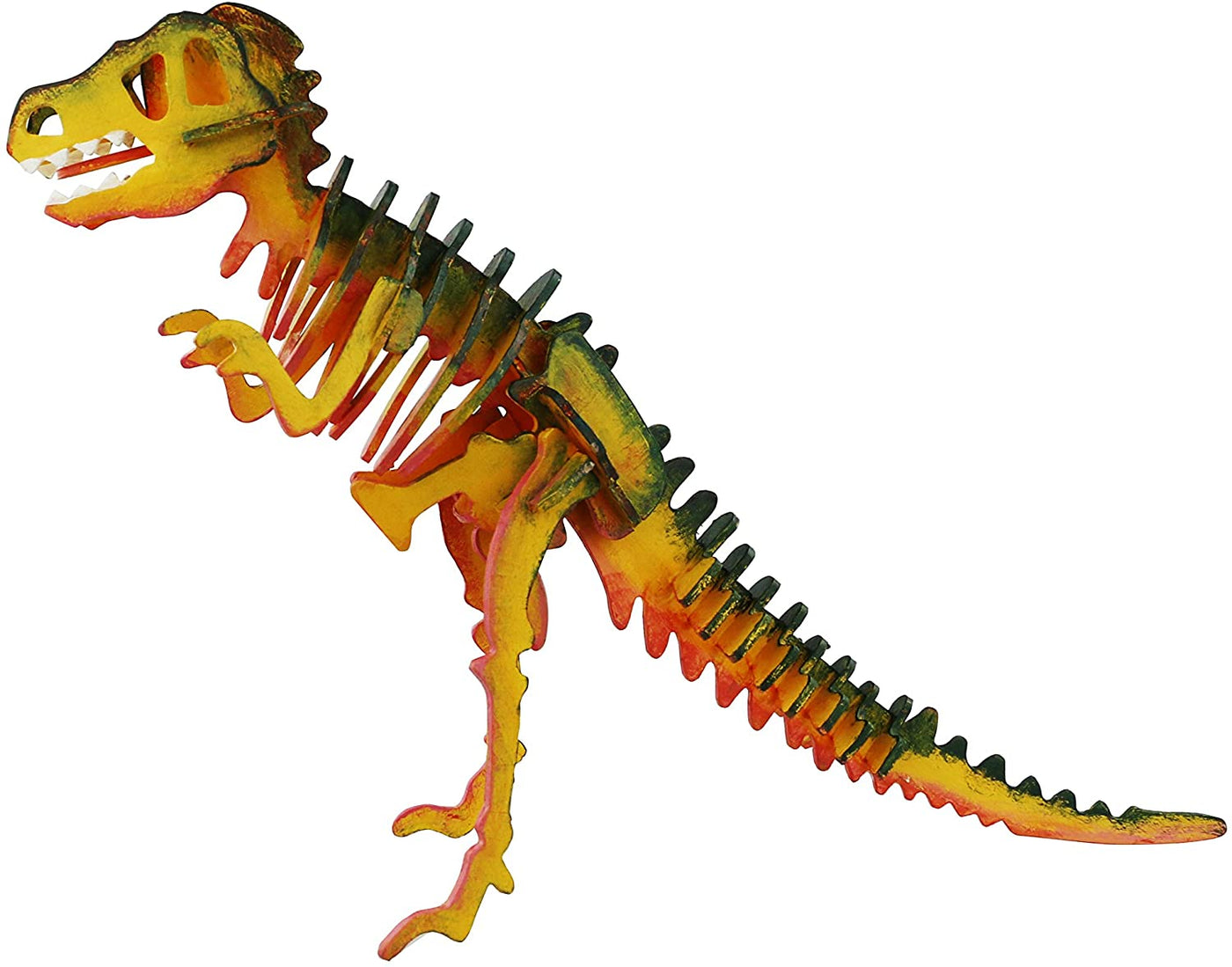 Wooden Puzzle with Paint Kit: T-Rex