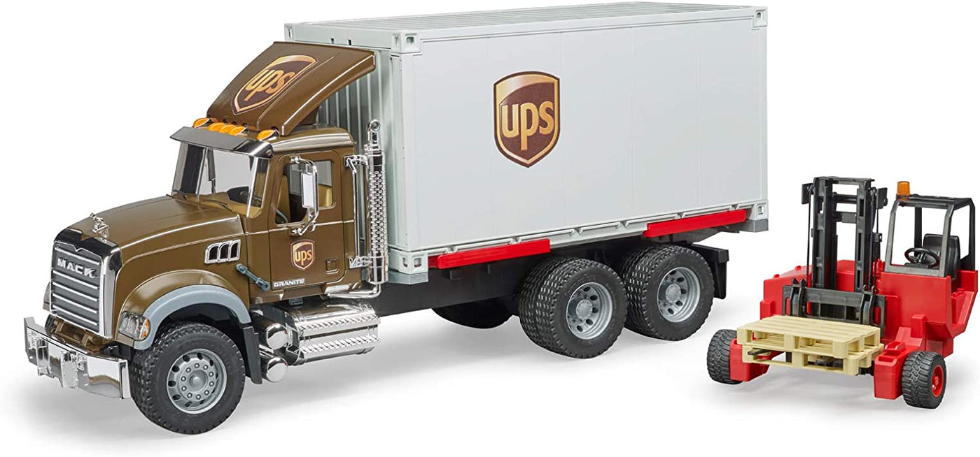 Mack Granite UPS Logistics Truck with Forklift