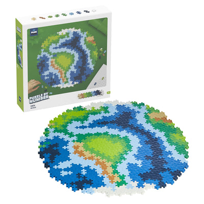 Plus-Plus Puzzle By Number Earth