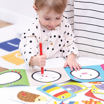 Kids Academy Animals Puzzle and Coloring