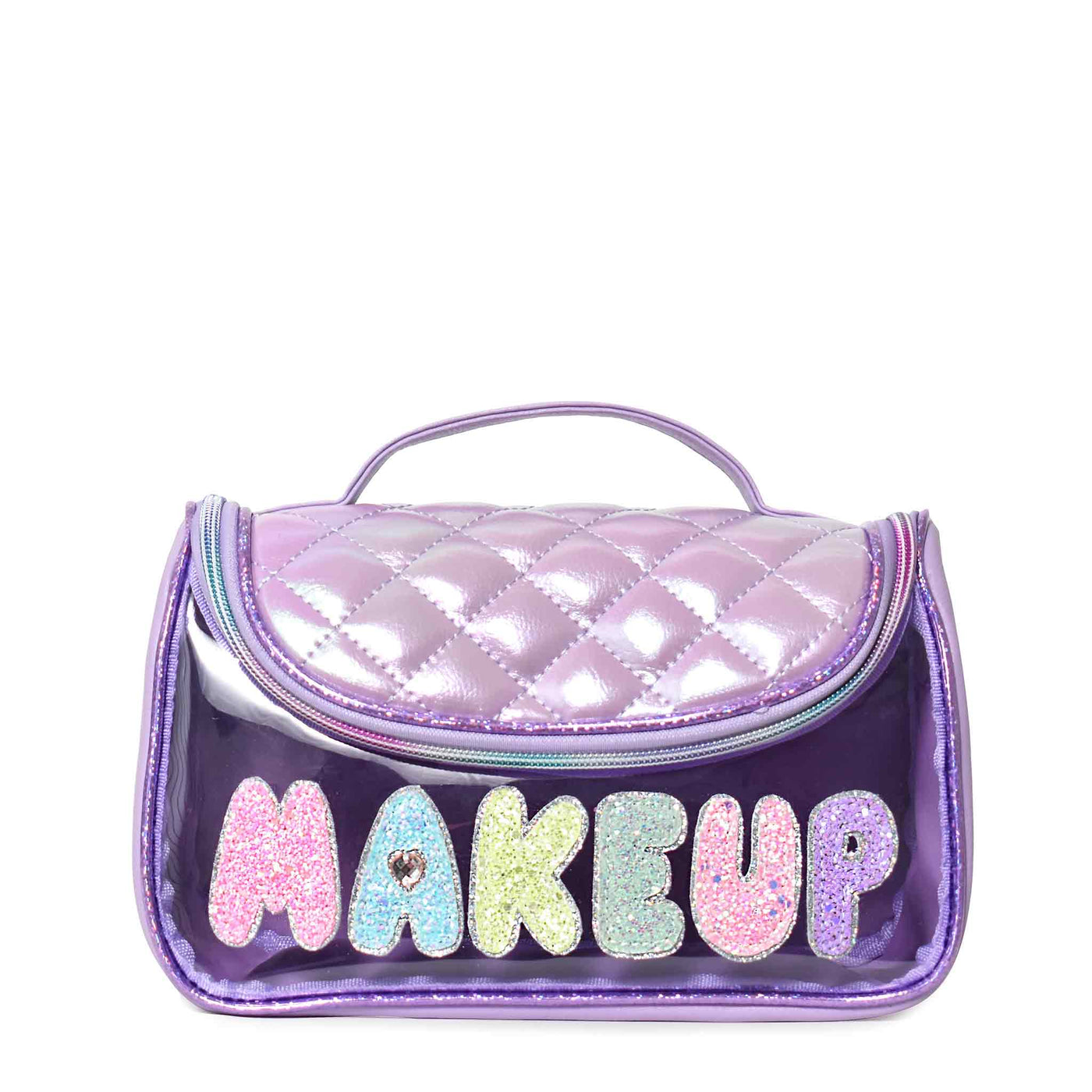Peekaboo Flap Pouch- Purple MAKEUP