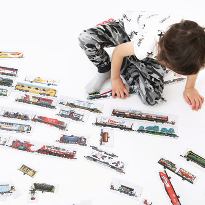 Mix and Match Trains Puzzle Set (31 ft long!)
