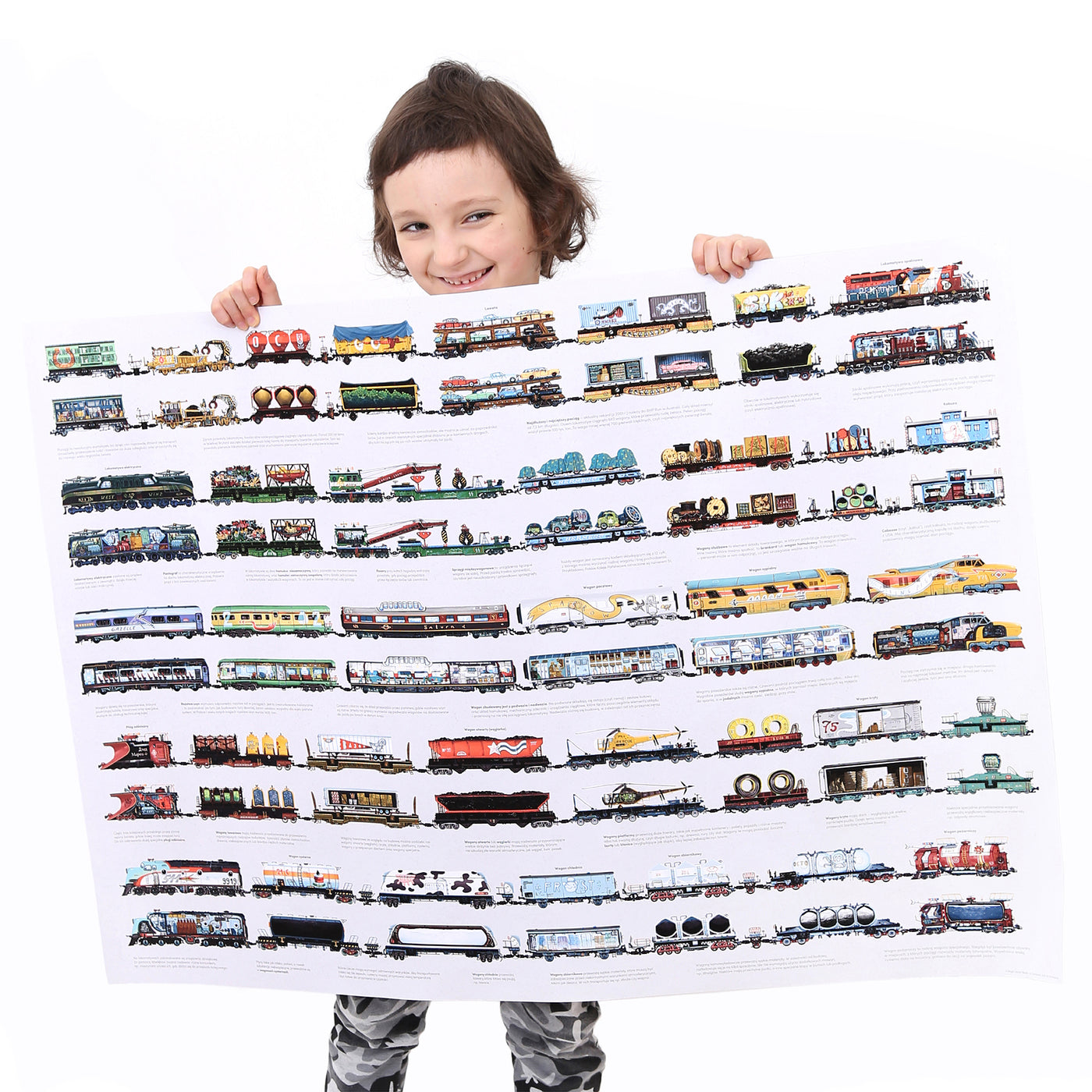 Mix and Match Trains Puzzle Set (31 ft long!)