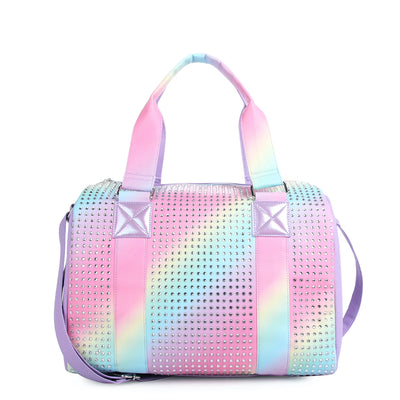 Studded Ombre Duffle Bag