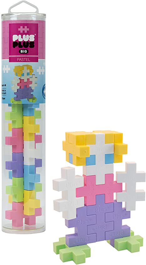 Plus Plus BIG Pastel tube 15pc