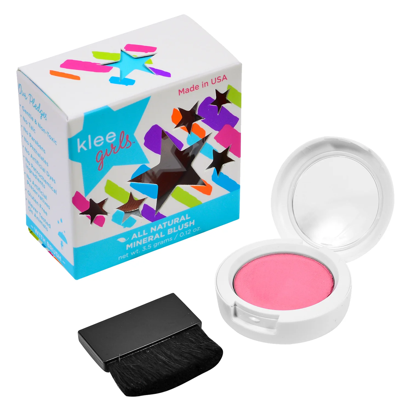 Klee Girls Natural Blush with Applicator - 4 colors to choose