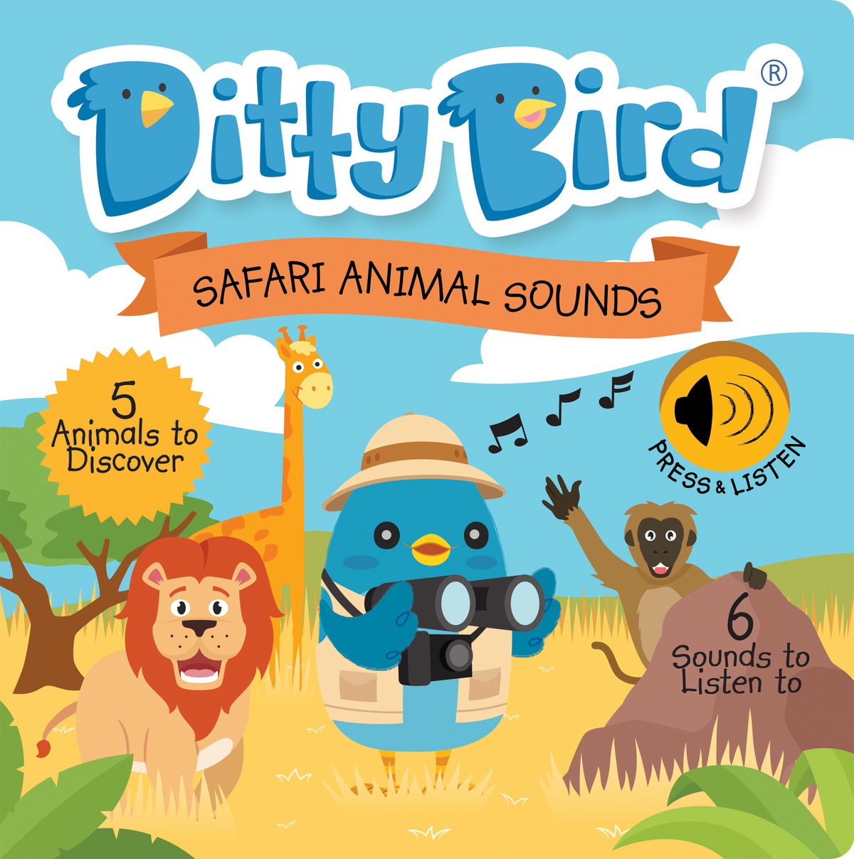 Ditty Bird- Safari Animal Sounds