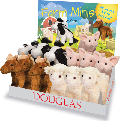Farm Minis with Sound 7 inches Plush Toy (one from assortment)