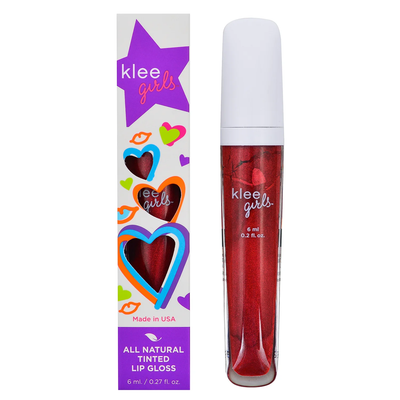 Klee Girls Natural Lip Gloss - four colors to choose