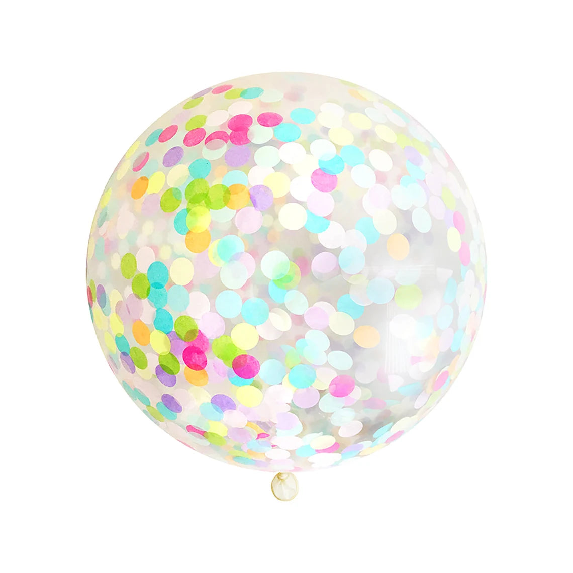 Jumbo Confetti Balloon- Rainbow