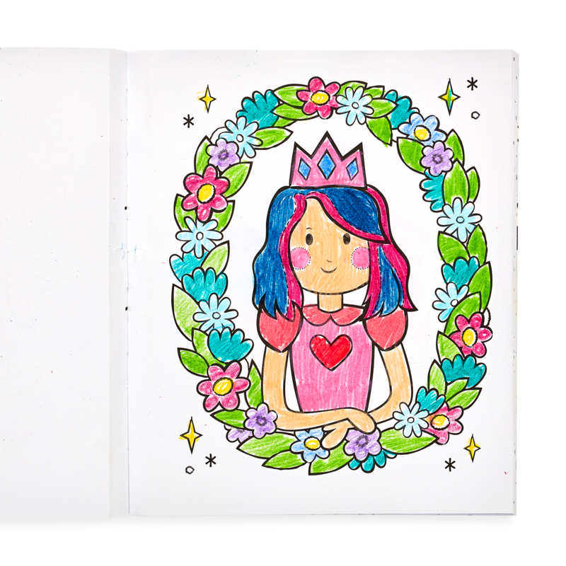 Princesses and Fairies Coloring Book