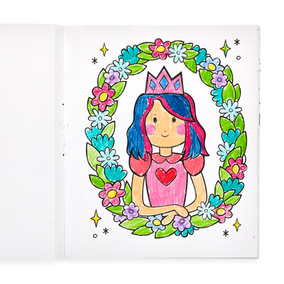 Color-In' Book Princesses and Fairies