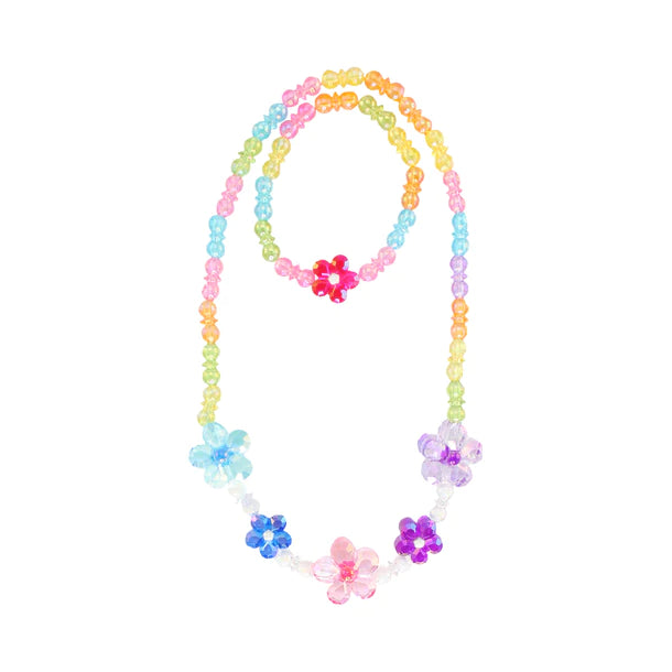 Blooming Beads Necklace and Bracelet Set