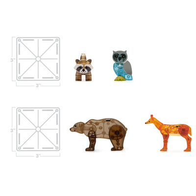 MagnaTiles Forest Animals 25-Piece Set