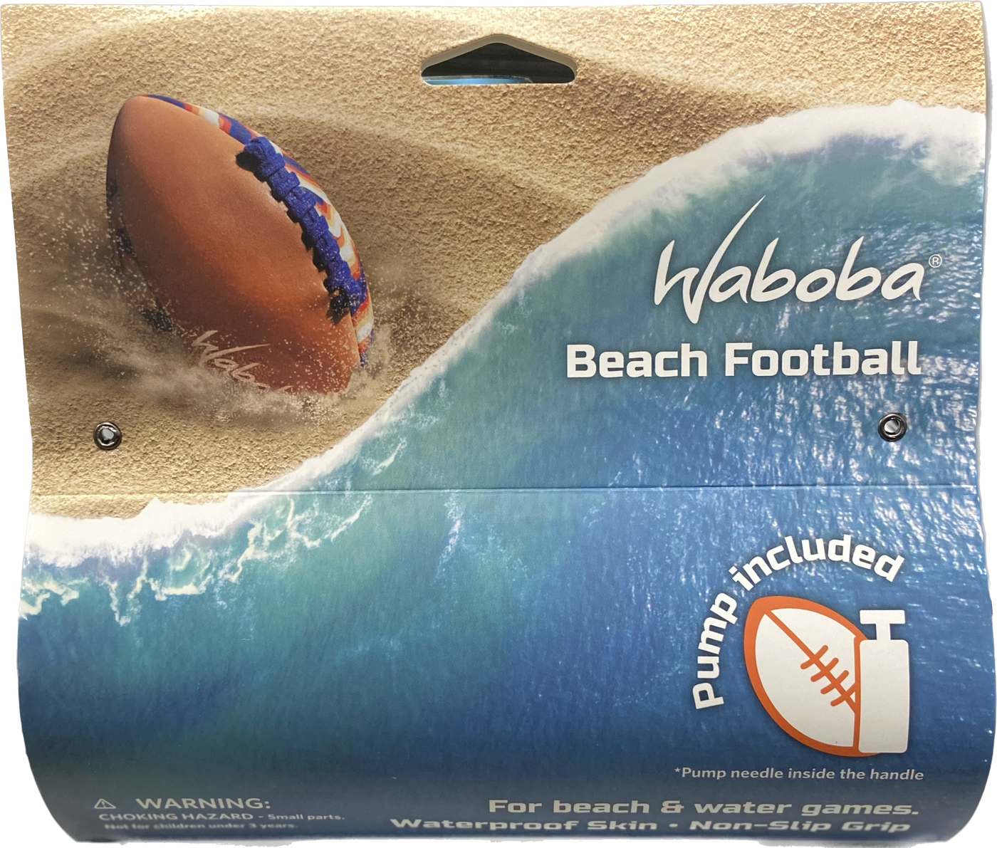 9" Beach Football with Pump
