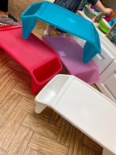 Personalized Lap Tray - White