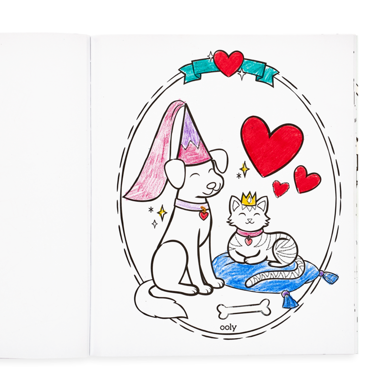 Princesses and Fairies Coloring Book