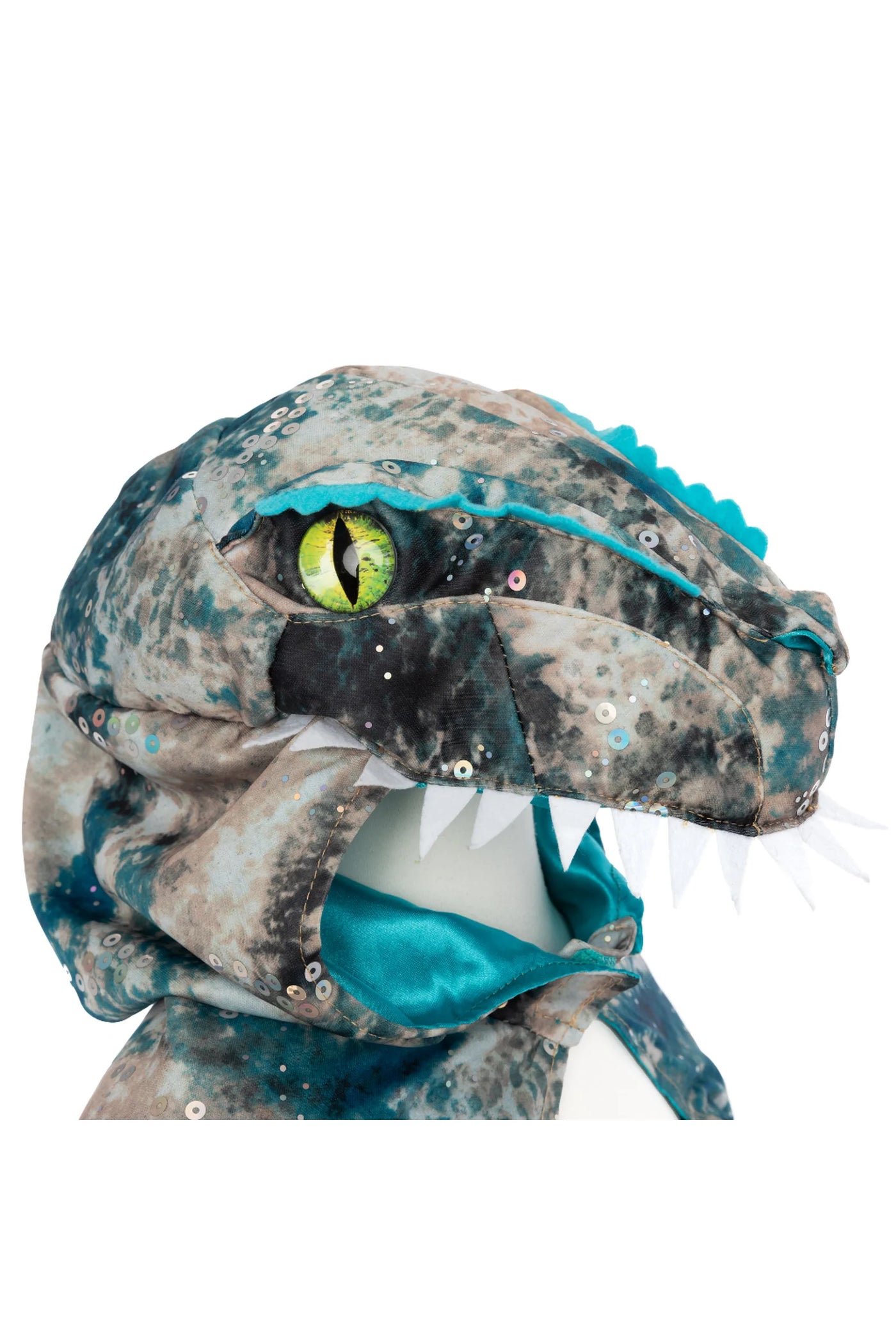Raptor Cape, Teal/Brown 5-6