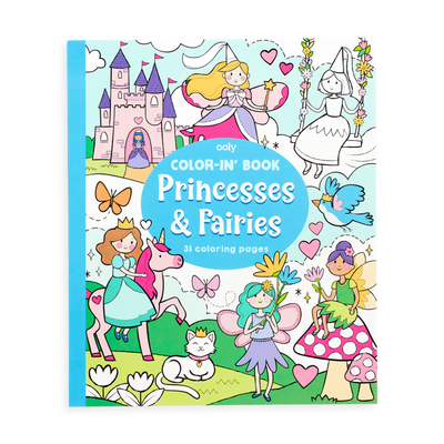 Color-In' Book Princesses and Fairies