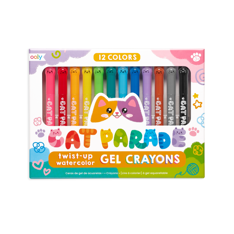 Cat Parade Twist-Up Water Color Gel Pens