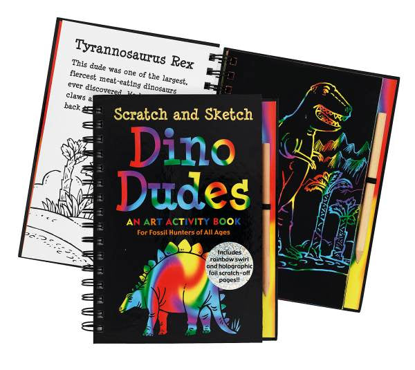 Scratch and Sketch Dino Dudes