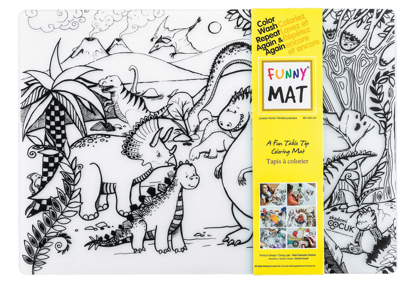 Funny Mats- Colorable & Reusable Place Activity Mats!- Click to Pick!