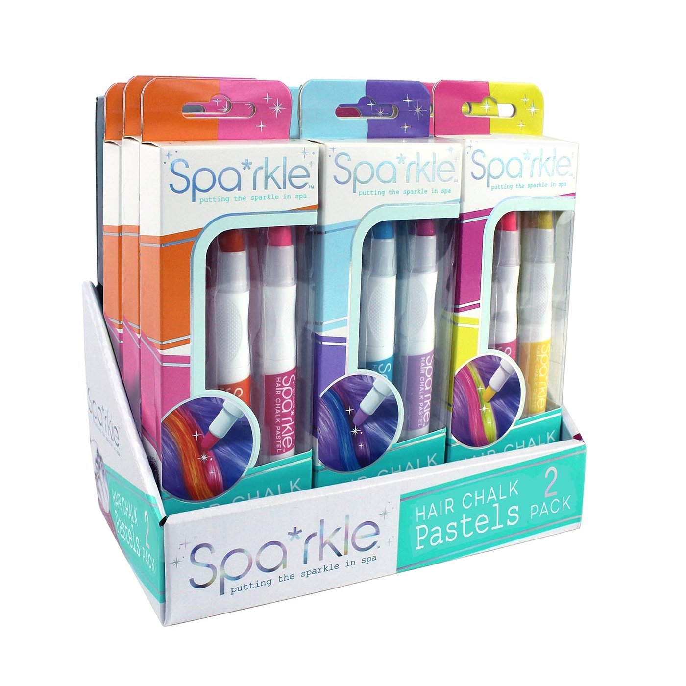 Spa*rkle Hair Chalk Pastels 2 Pack