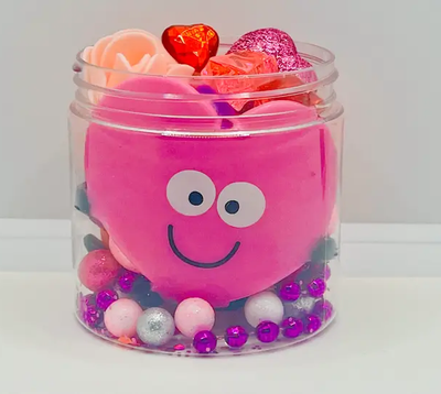 Valentines Dough 2 Go Sensory Jars